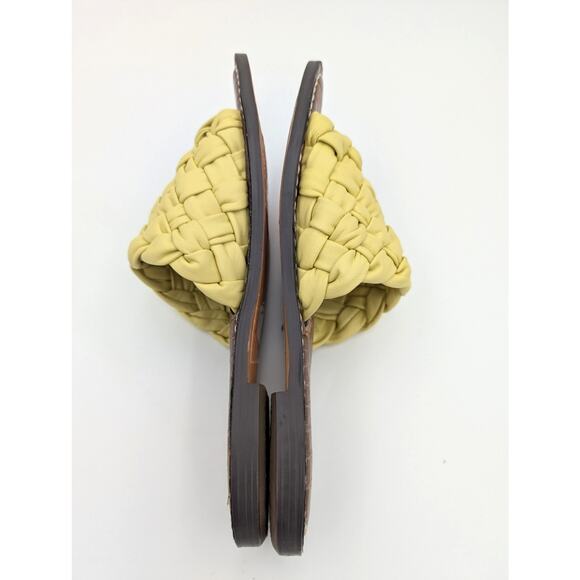 Sam Edelman Griffin Women's Flat Sandal Open Toe Modern Yellow Size US7M EU37 - Picture 6 of 9